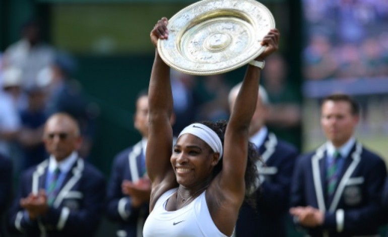 Londres (AFP). Wimbledon: 6e trophée pour Serena Williams