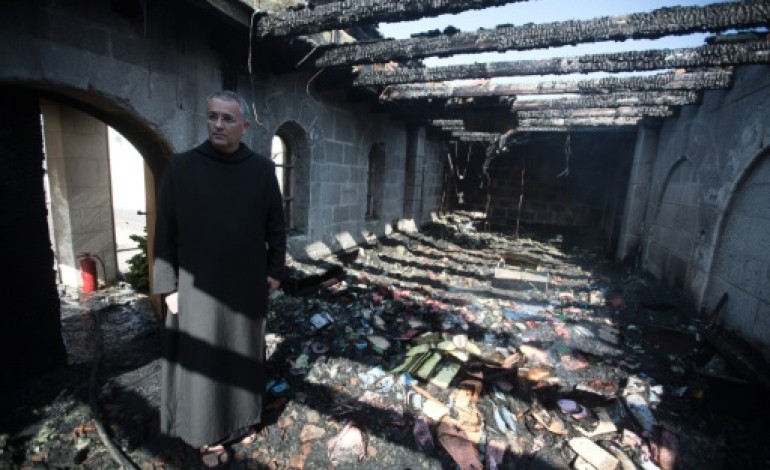 Jérusalem (AFP). Incendie d'une église en Israël: des suspects juifs arrêtés