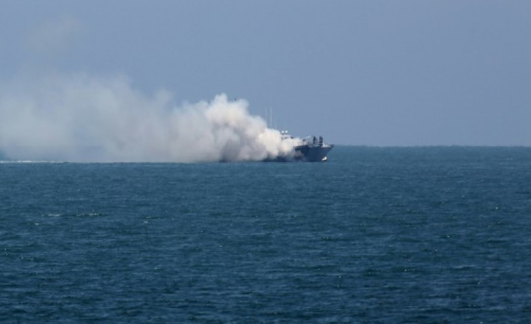 Le Caire (AFP). Egypte: attaque inédite de l'EI contre un navire de l'armée