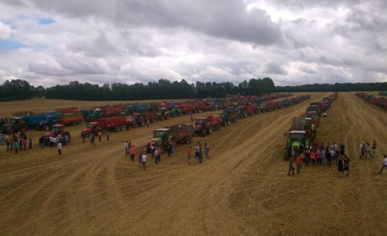 Nouvelle mobilisation d'ampleur des agriculteurs dans le Calvados 