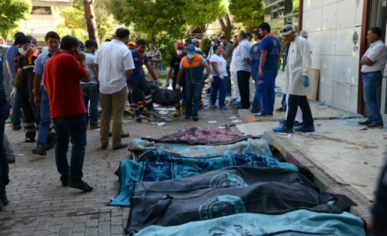 Ankara (AFP). Turquie: 31 morts dans un attentat à la frontière de la Syrie, attribué à l'EI