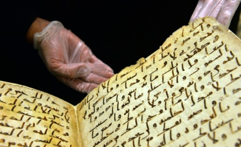 Birmingham (Royaume-Uni) (AFP). L'une des plus vieilles versions manuscrites du Coran découverte au Royaume-Uni
