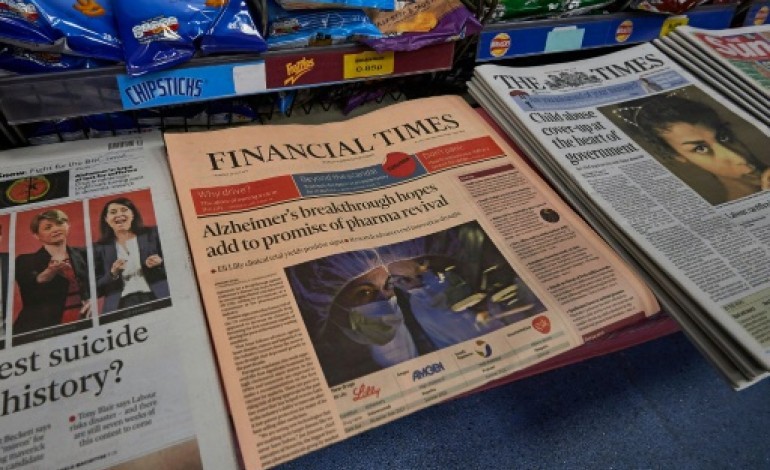 Londres (AFP). Axel Springer en discussions avec Pearson pour lui acheter le Financial Times