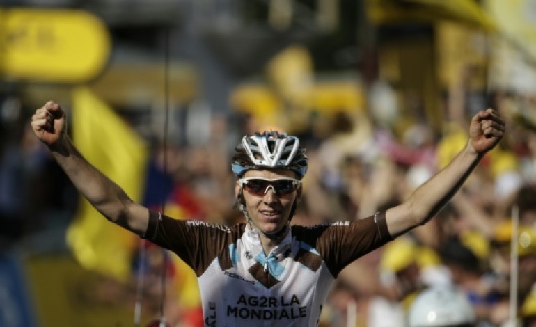 Saint-Jean-de-Maurienne (France) (AFP). Tour de France: Romain Bardet remporte la 18e étape