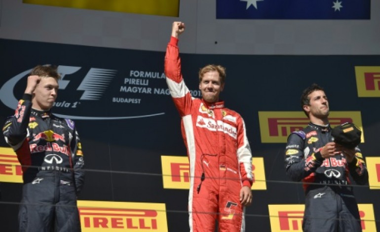 Budapest (AFP). F1: Vettel (Ferrari) gagne en Hongrie pour Jules Bianchi