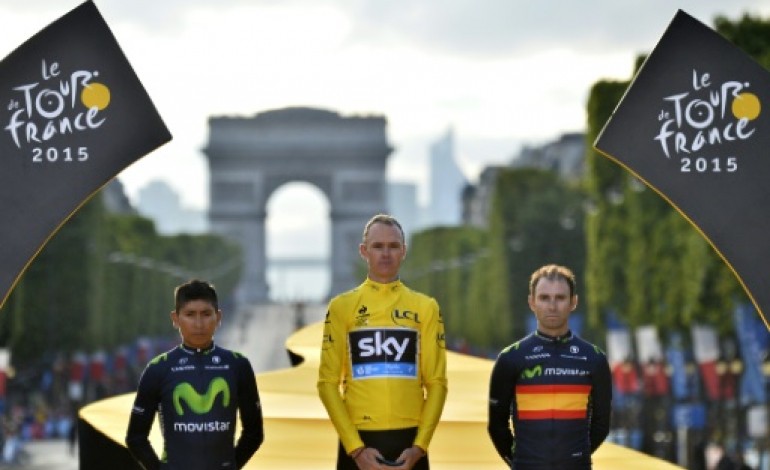 Paris (AFP). Tour de France: Froome vainqueur pour la deuxième fois