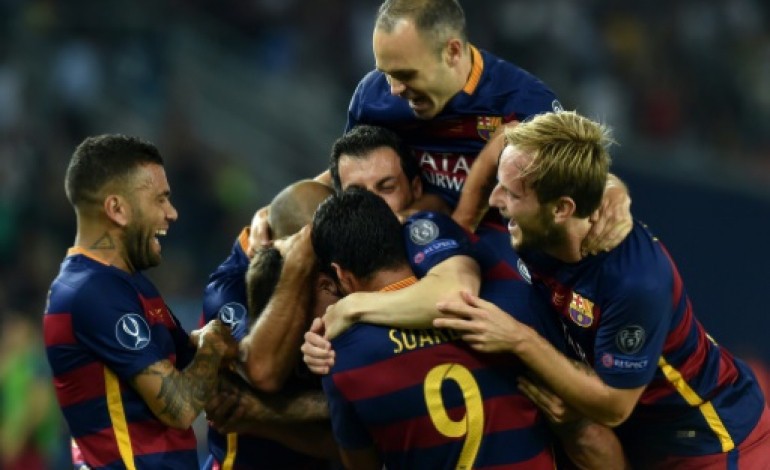 Tbilissi (AFP). Supercoupe d'Europe: Pedro sauve le Barça face à Séville (5-4 a.p.)