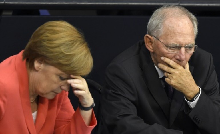 Berlin (AFP). Grèce: le FMI met Merkel dans une position inconfortable