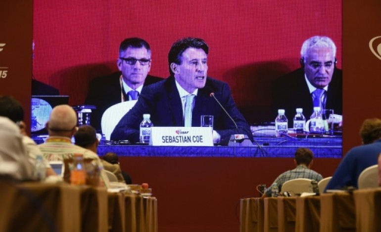Pékin (AFP). Congrès IAAF - Sebastian Coe nouveau président