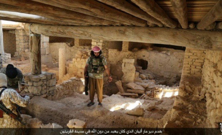 Beyrouth (AFP). Syrie: l'EI détruit un monastère du Ve siècle