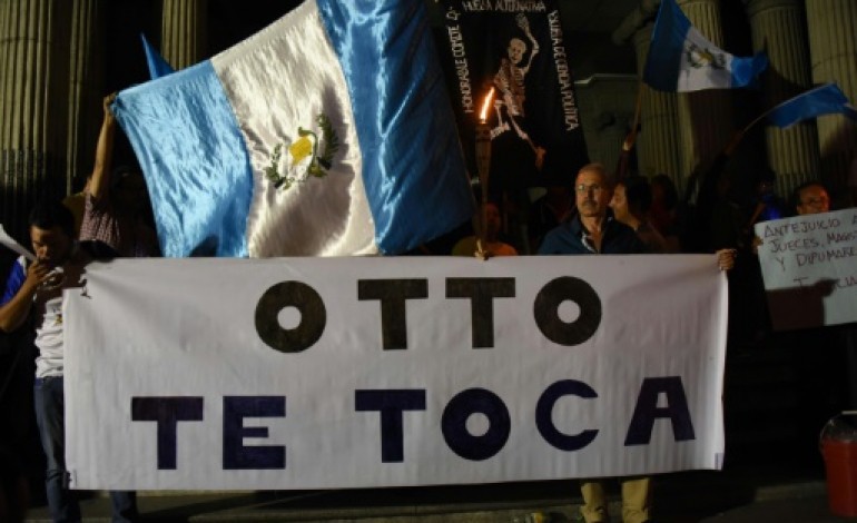 Guatemala (AFP). Guatemala : le président numéro un d'un réseau de corruption (parquet)