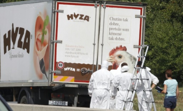 Vienne (AFP). Autriche: au moins 20 migrants retrouvés morts dans un camion