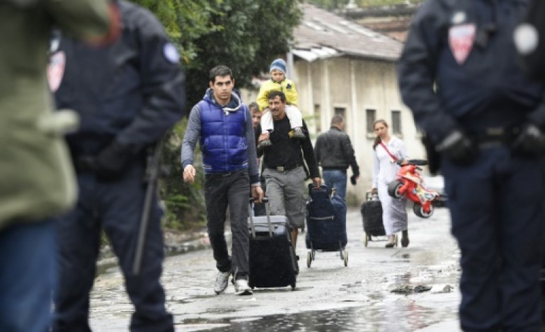 La Courneuve (AFP). Clap de fin pour le Samaritain, bidonville rom modèle, malgré la mobilisation