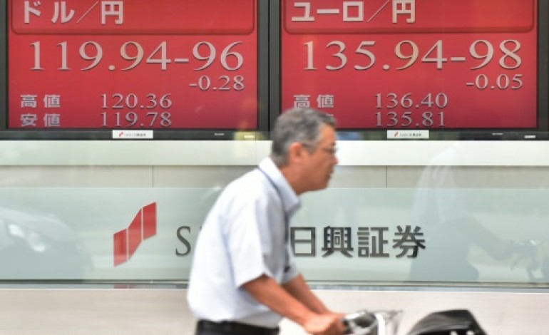 Tokyo (AFP). La Bourse de Tokyo en forte hausse