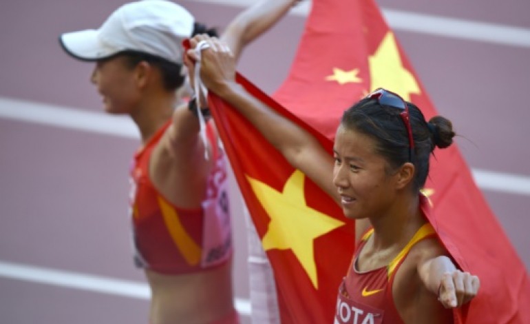 Pékin (AFP). Mondiaux d'athlétisme: doublé des Chinoises dans le 20 km marche
