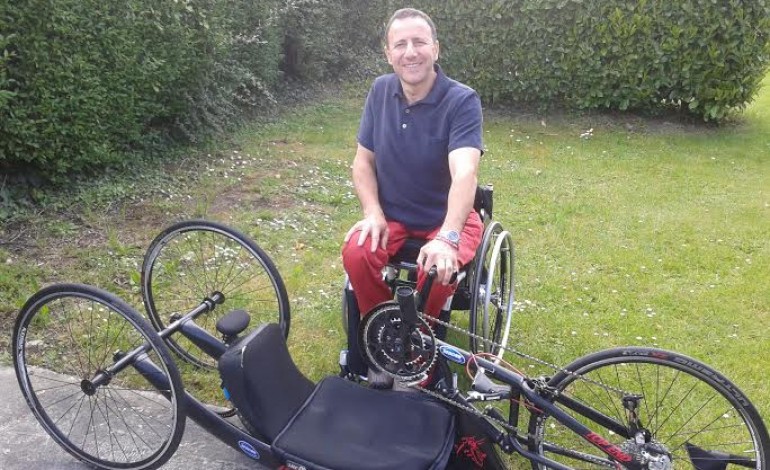 Handicapé, l'élu caennais va rallier Pékin à Caen en vélo