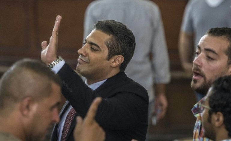Le Caire (AFP). Egypte: trois journalistes d'Al-Jazeera condamnés à 3 ans de prison