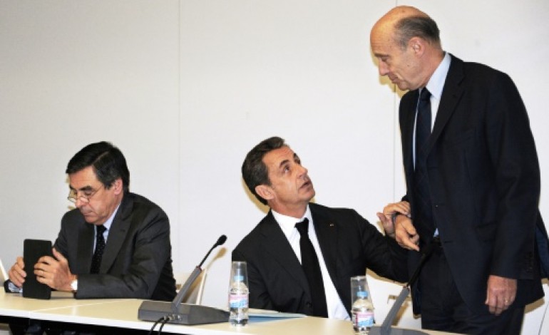 La Baule (France) (AFP). Les Républicains: Sarkozy, Juppé et Fillon réunis à La Baule avant les régionales