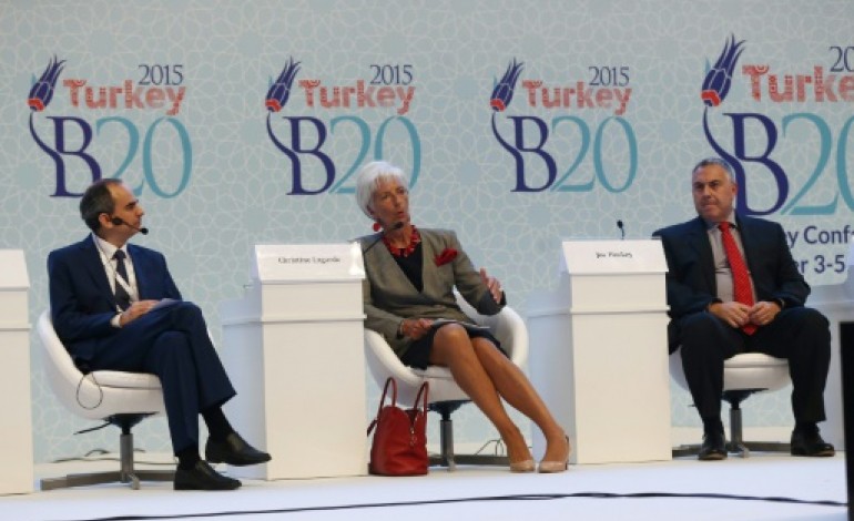 Ankara (AFP). Le G20 Finance, déçu par la croissance, met la Chine et la Fed sous surveillance