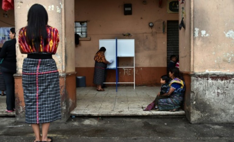 Guatemala (AFP). Excédé par la corruption, le Guatemala choisit son nouveau président