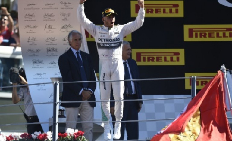Monza (Italie) (AFP). GP d'Italie: Hamilton bat Vettel sur la piste et en coulisses 