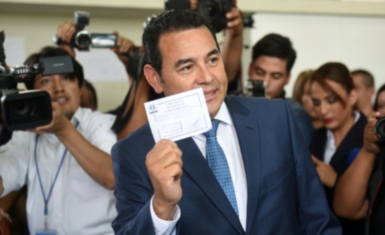 Guatemala (AFP). Dans un Guatemala outré par la corruption, un comique en tête du premier tour