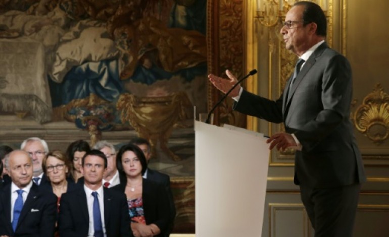 Paris (AFP). François Hollande ouvre la voie à des frappes françaises en Syrie