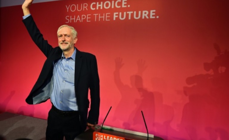 Londres (AFP). GB: le chantre de la gauche radicale Jeremy Corbyn élu à la tête du Labour
