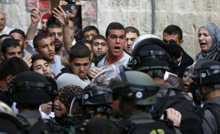 Jérusalem (AFP). Jérusalem: nouveaux heurts sur l'esplanade des Mosquées 