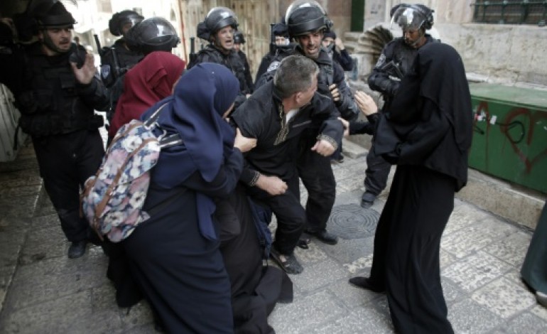 Jérusalem (AFP). Jérusalem: troisième jour de heurts sur l'esplanade des Mosquées