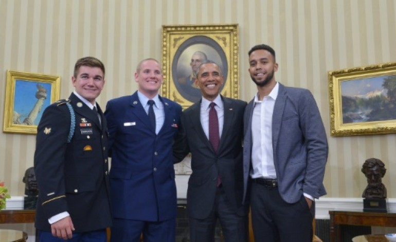 Washington (AFP). Les héros du Thalys reçus par Obama à la Maison Blanche