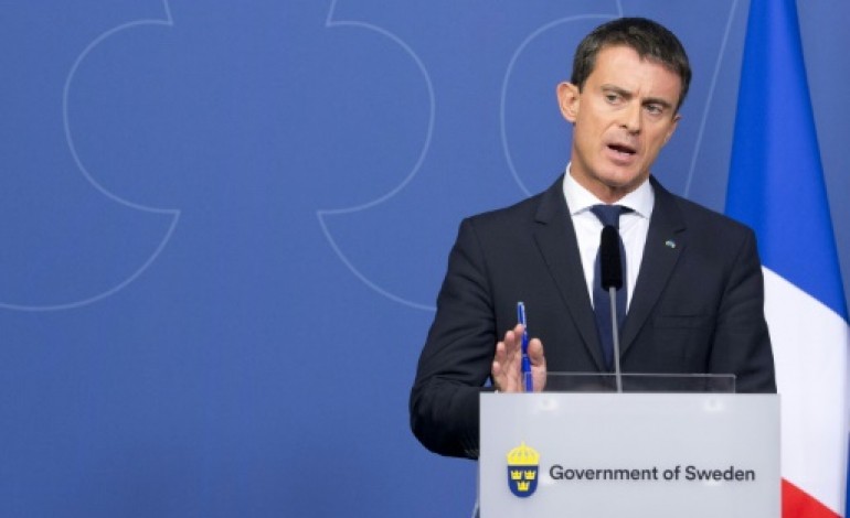Stockholm (AFP). Valls: la lutte contre la radicalisation jihadiste prendra une génération