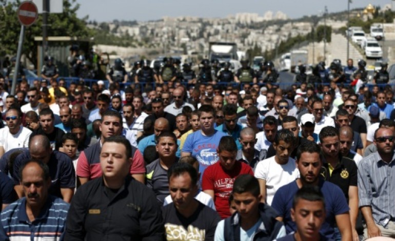 Jérusalem (AFP). Heurts à Jérusalem et en cisjordanie pour l'esplanade des Mosquées