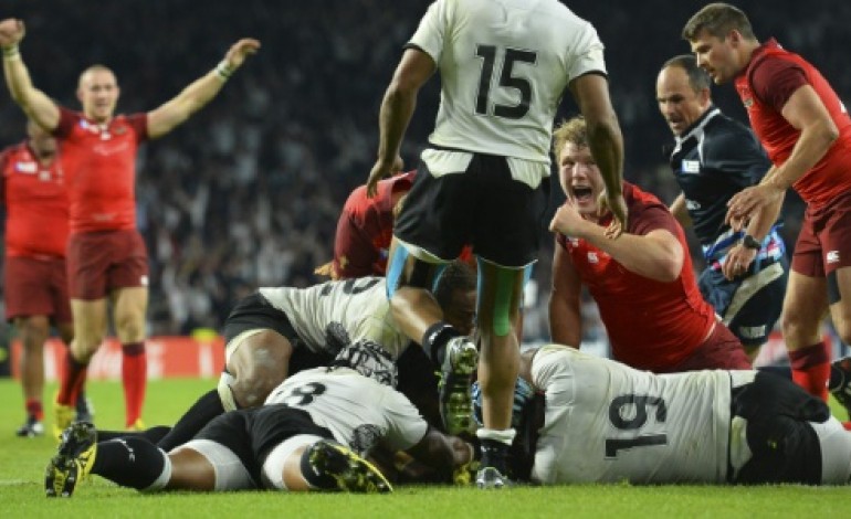 Twickenham (Royaume-Uni) (AFP). Mondial de rugby: l'Angleterre sauve l'essentiel à défaut des apparences