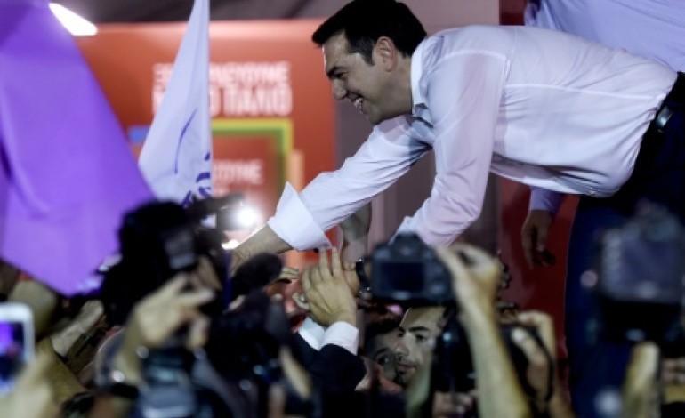 Athènes (AFP). Grèce: Tsipras retrouve le pouvoir en gagnant un triple pari électoral