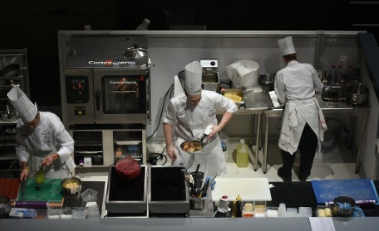 Paris (AFP). Une entrée et un plat en cinq heures, coup de feu au Bocuse d'Or France