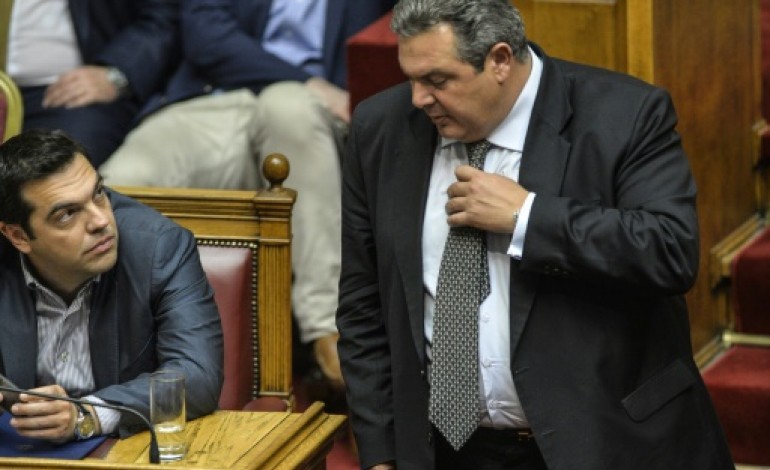 Athènes (AFP). Grèce: Son allié est de droite mais loyal : Tsipras prend le même et recommence