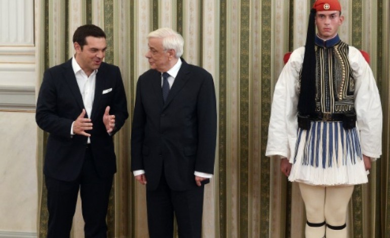 Athènes (AFP). Grèce: Tsipras investi Premier ministre va plancher sur l'économie et la crise migratoire