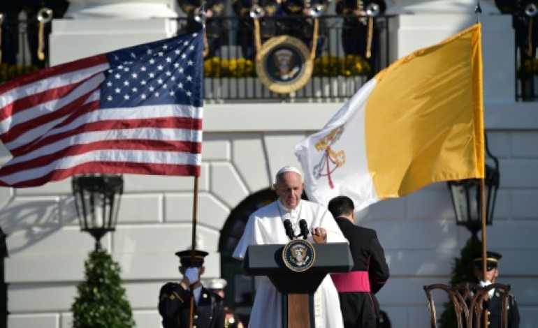 Washington (AFP). Le pape à Obama: je viens comme fils d'une famille d'immigrés