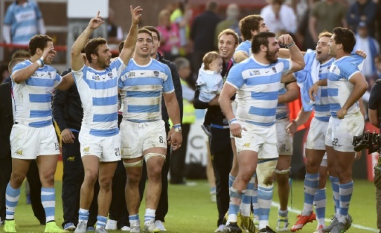 Gloucester (Royaume-Uni) (AFP). Mondial de rugby: l'Argentine balaye la Géorgie et se rapproche des quarts