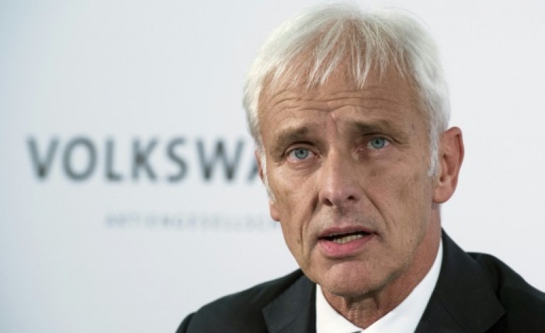 Wolfsburg (Allemagne) (AFP). Volkswagen: Müller, nouveau patron du groupe discrédité par le scandale