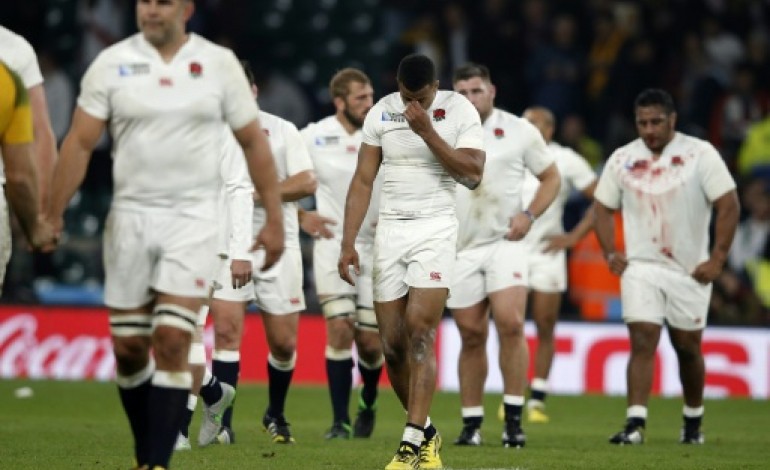 Londres (AFP). Mondial de rugby: l'Angleterre au tapis, l'Australie et les Gallois en quarts