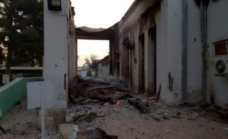 Kunduz (Afghanistan) (AFP). Afghanistan: 19 morts dans un raid sur un hôpital de MSF, Washington promet une enquête exhaustive