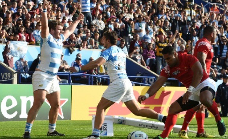 Leicester (Royaume-Uni) (AFP). Mondial de rugby: l'Argentine bat les Tonga 45-16