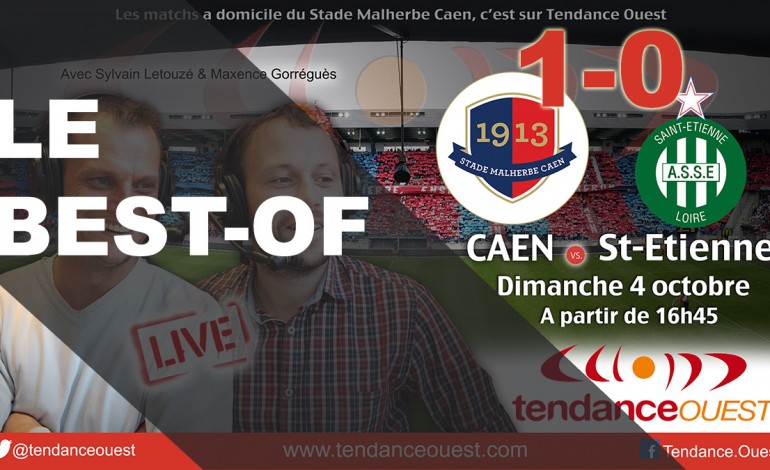 Caen-Saint-Etienne : revivez les meilleurs moments 