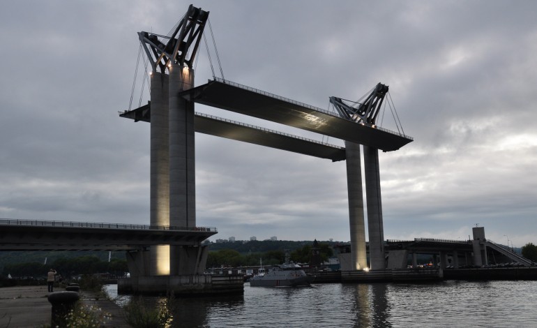 Rouen : le pont Flaubert fermé à la circulation