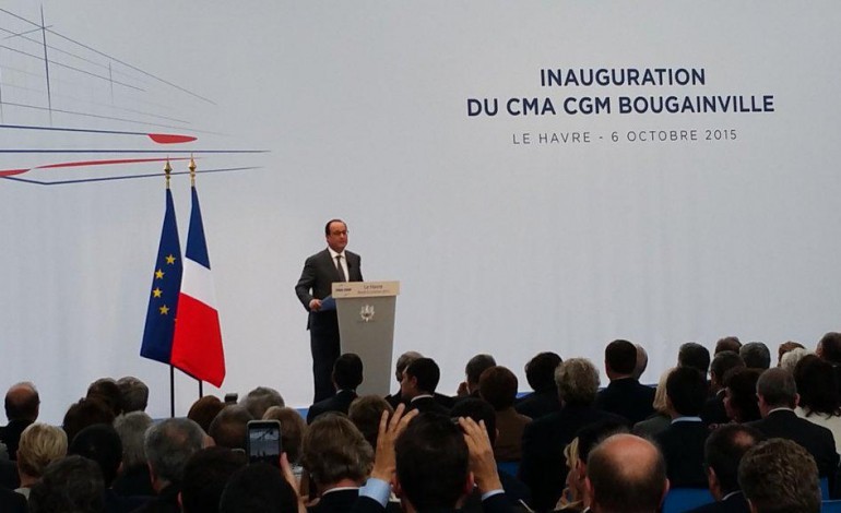 Au Havre, François Hollande dénonce les violences contre la direction d'Air France