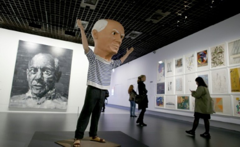 Paris (AFP).  Picasso.mania, le mythe et le génie revisités par des artistes contemporains