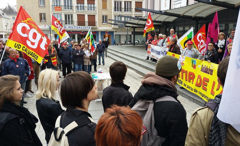 Grève interprofessionnelle : environ 400 personnes réunies à Caen