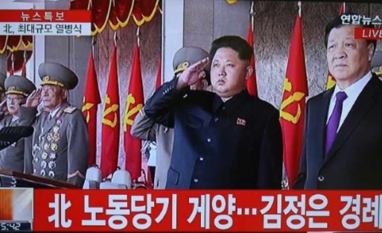 Pyongyang (AFP). Corée du Nord: imposante parade militaire, Kim prêt à affronter les Etats-Unis